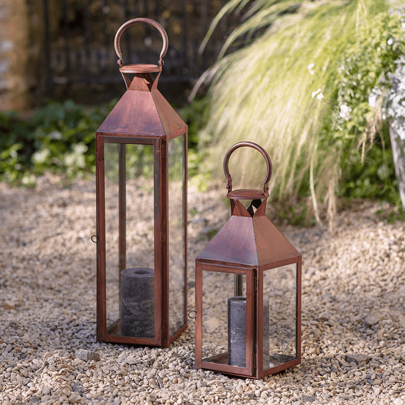 Isko Lantern, H55cm, Rust