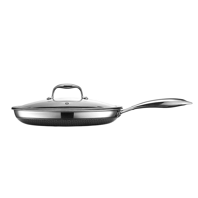 Hybrid 7 Piece Cookware Set with Lids, Steel