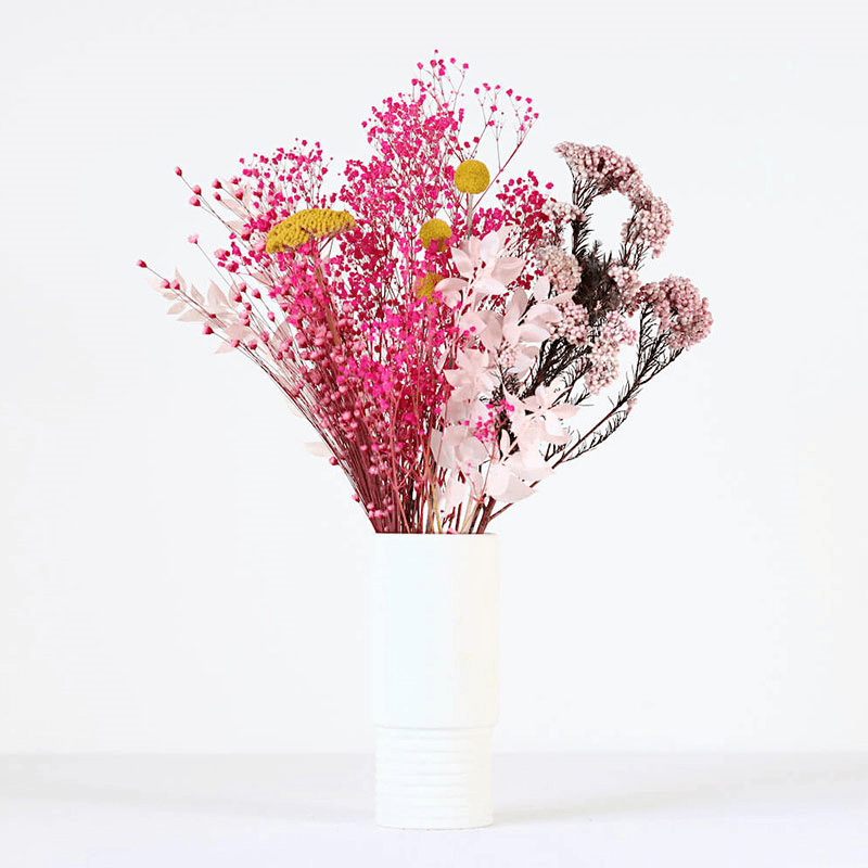 Hand-Tied Medium Bouquet, Pink, Bonbon