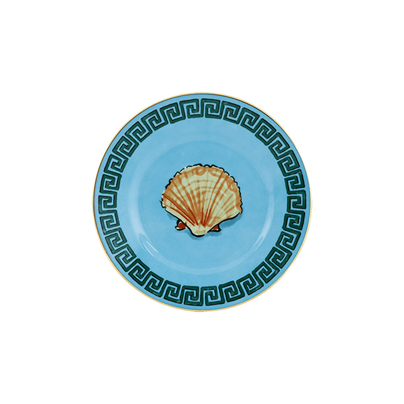 Il Viaggio Di Nettuno Plate, D16cm, Sea Blue