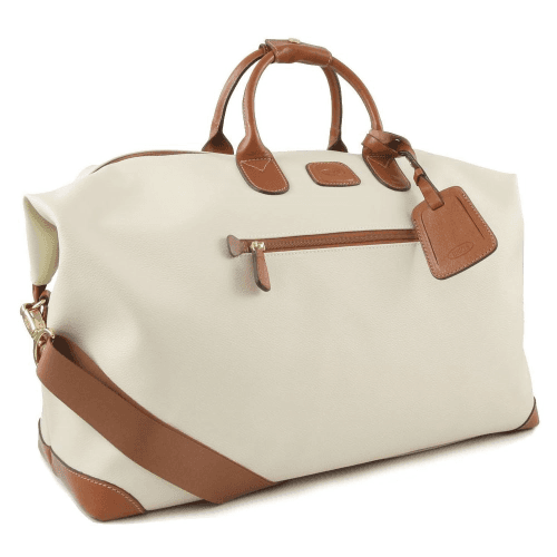 Image showing the Firenze Holdall, H32 x W20 x L55cm, Cream product.
