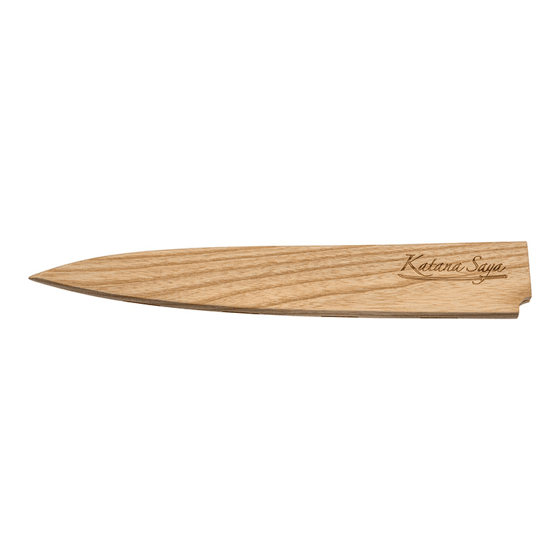 Katana Saya Olive Wood Tako Sashimi, 27cm Damascus Blade