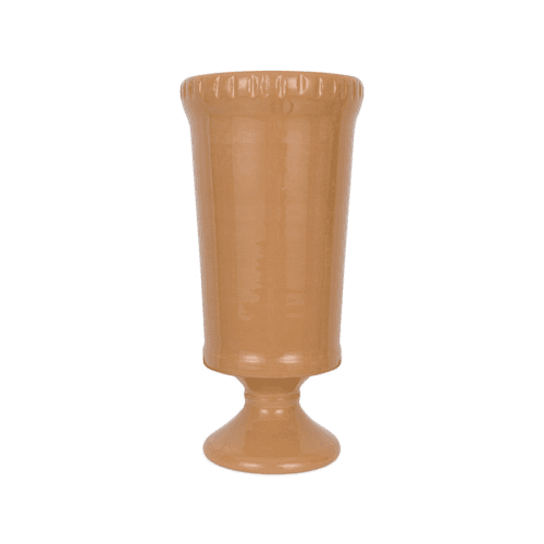 Image showing the Flora Ceramic Urn Vase, Medium, Terracotta product.