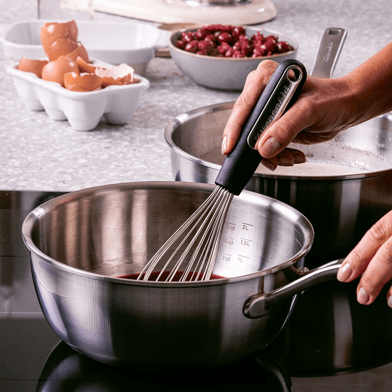 MultiPly Stainless Steel Chef's Pan, 22cm, Silver