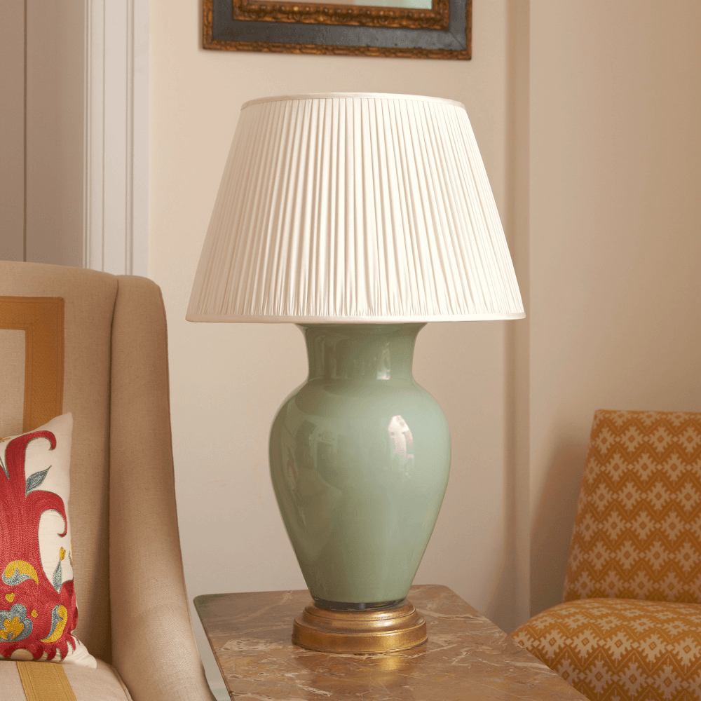 Lamp Base, Artichoke Green, Large, 48 x 28cm