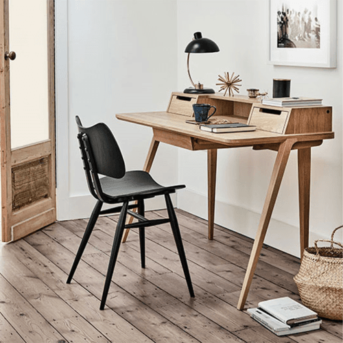 Image showing the Treviso Desk L.Ercolani by Ercol, H66 x W122 x D59cm, Natural product.