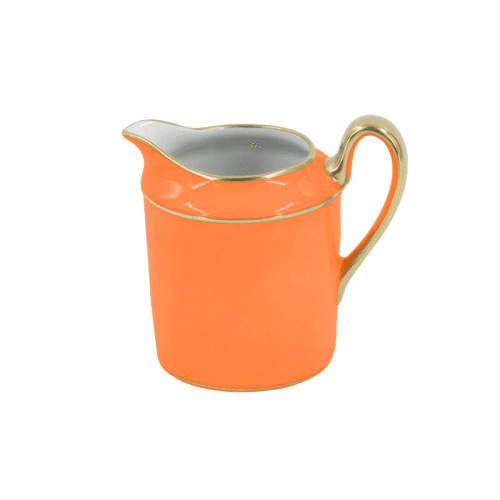 Image showing the Sous Le Soleil Empire Cream Jug, 150ml, Matt Gold Classic Orange product.