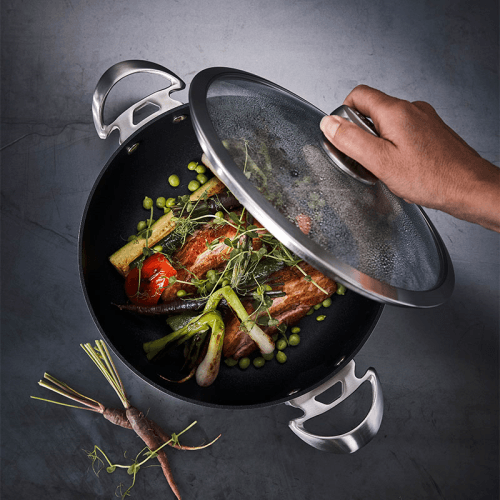 Image showing the CS+ Low Casserole with Lid, 26cm, Stainless Steel product.