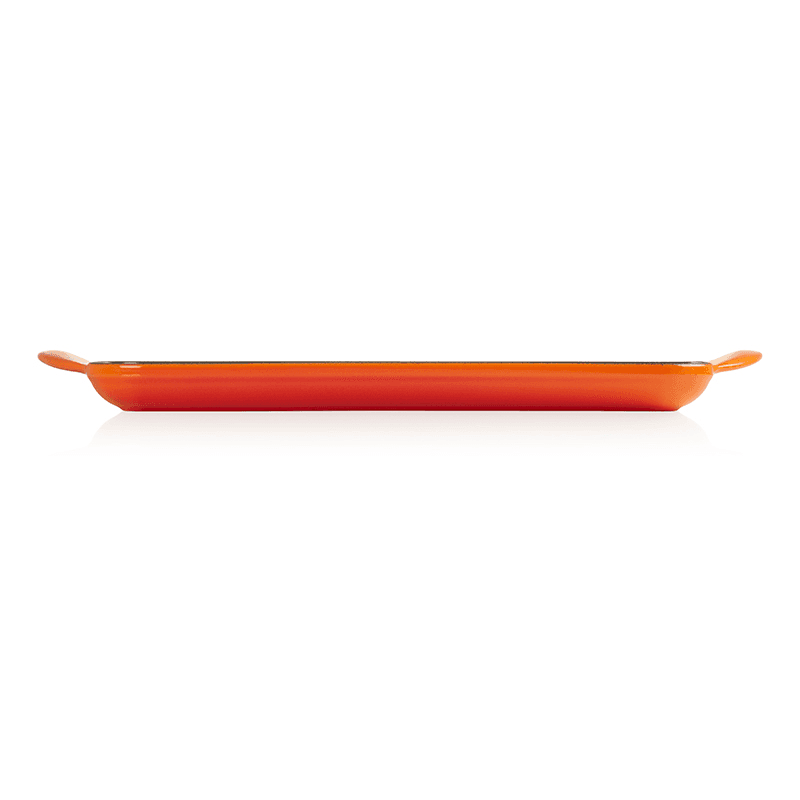 Rectangular Grill Pan, Cast Iron, Volcanic, 30cm