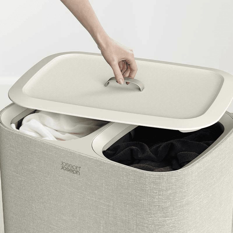 Tota Laundry Separation Basket, 90L, Ecru
