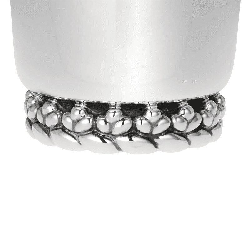 Babylone Cup, H8.5 x D7cm, Silver