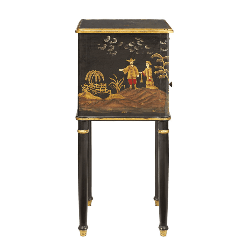 Xin Bedside table, W45 x D37 x H80cm, Black