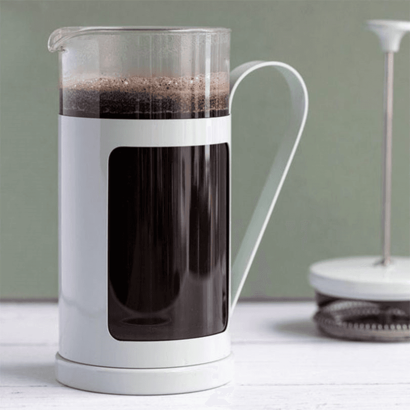 Monaco Stainless Steel Cafetière, 8 Cup, Mint