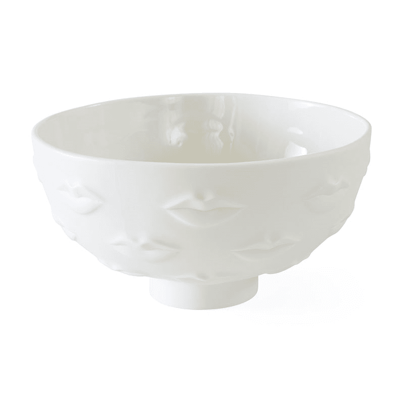 Gala Lips Bowl, D28cm, White