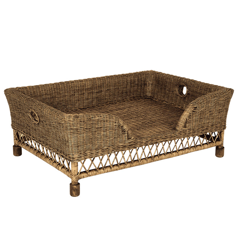 Mattaban Pet bed, W75 x D107 x H42cm, Rattan