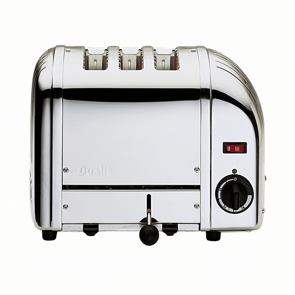 Classic Vario 3 slot toaster, Polished Stainless Steel