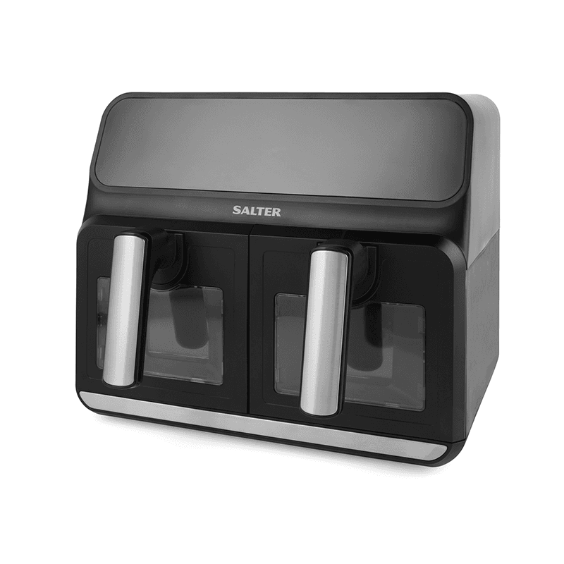 Dual Air Fryer, 7.6L, Black