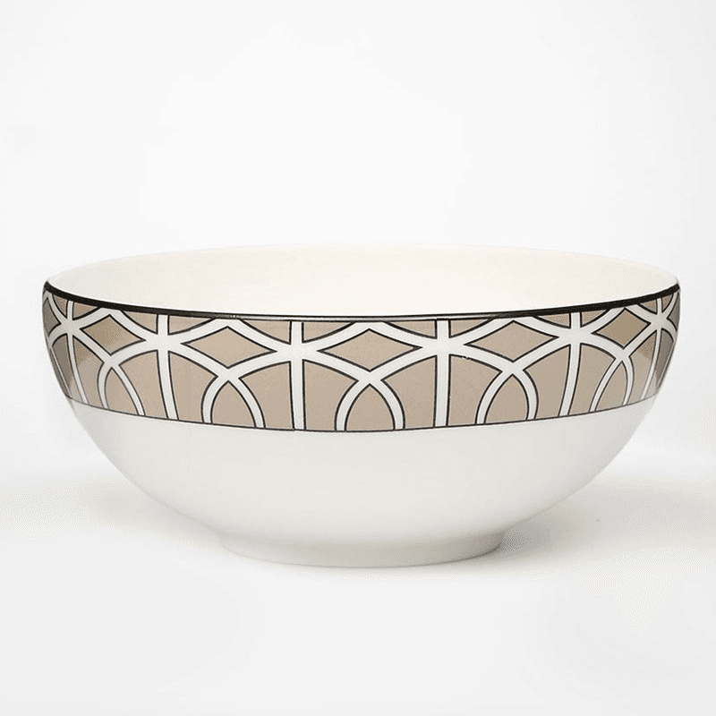 Loop Breakfast Bowl, D15cm, Truffle