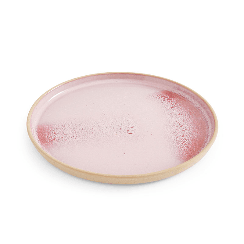 Minerals Set of 4 Dinner Plates, D26.5cm, Rose Quartz