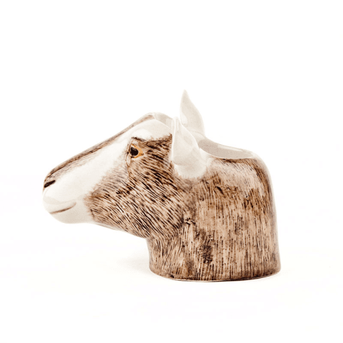 Image showing the Goat Egg Cup, H9cm, Brown product.