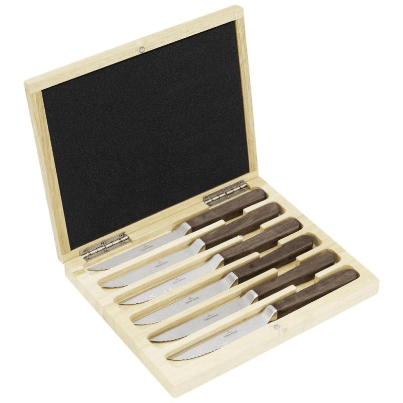 Texas Set of 6 Steak Knives, Stainless Steel