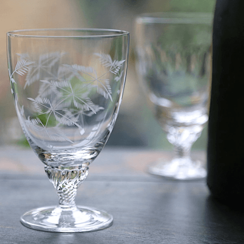 Image showing the Fern Set of 6 bistro glasses, 225ml, Crystal product.