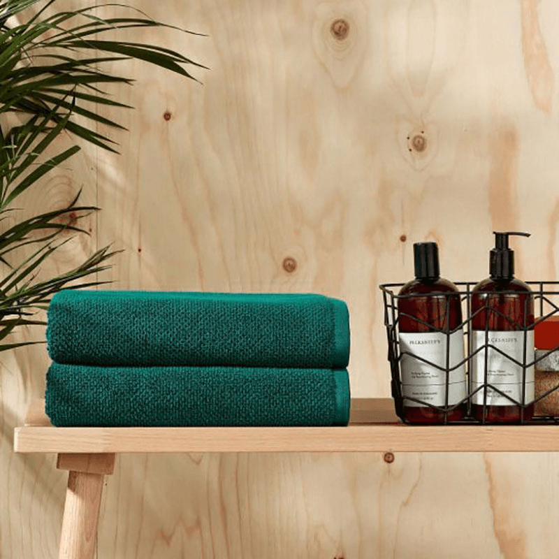 Brixton Hand Towel, Emerald