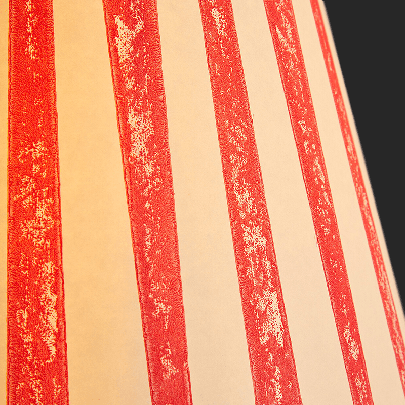 Straight Empire Shade, 35cm, Scarlet Tapers Hand Painted Card
