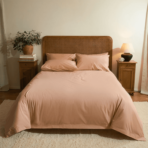 Image showing the Original Sateen  Duvet Cover, Superking, Clay Pink product.