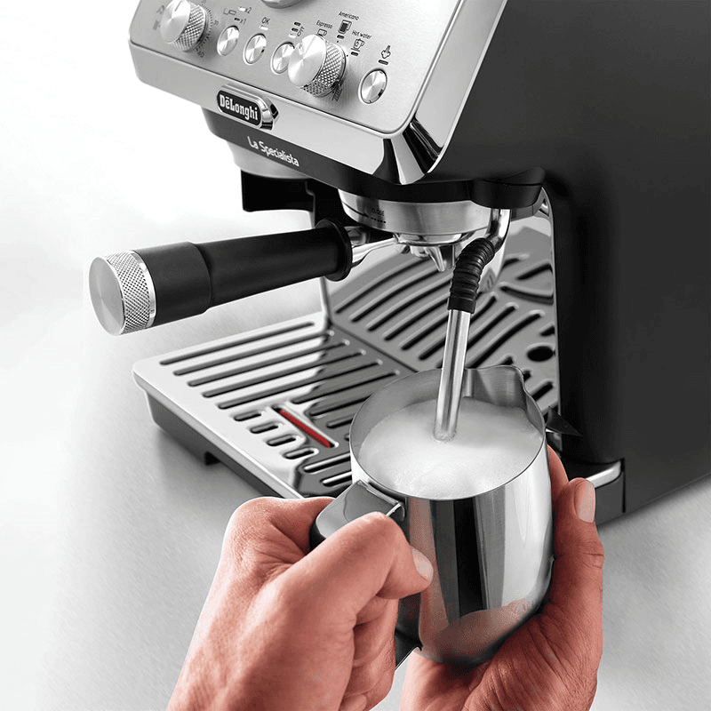 Dedica Arte Manual Coffee Machine, Grey