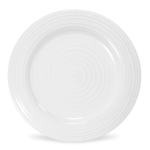 Image showing the Ceramics Set of 4 side plates, 20cm, White product.