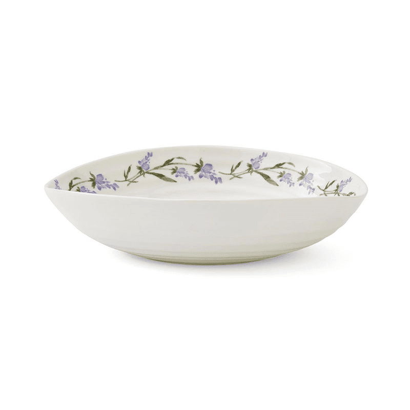 Lavandula Set of 4 Pasta Bowls, L23.5 x W21.5cm, Multi