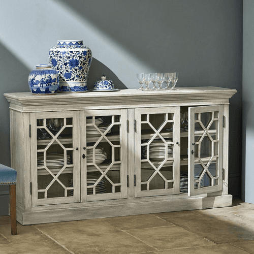 Image showing the Drummond Sideboard, W180 x D42 x H96cm, Flannel Grey product.