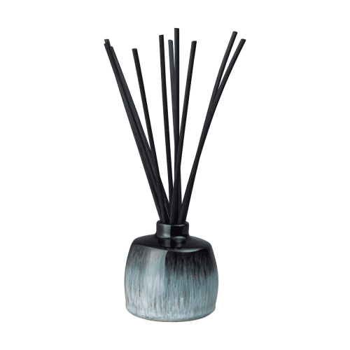 Image showing the Denby Home Fragrance Halo Reed Diffuser, Black product.