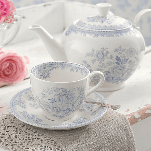 Image showing the Asiatic Pheasants Teapot, 800ml, Blue product.