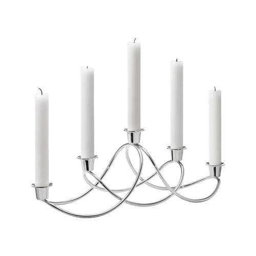 Image showing the Harmony Candleholder, Stainless Steel product.