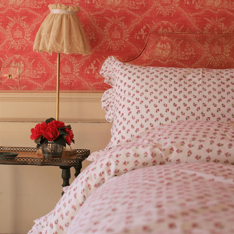 Ditsy King Size Duvet Cover, Pink