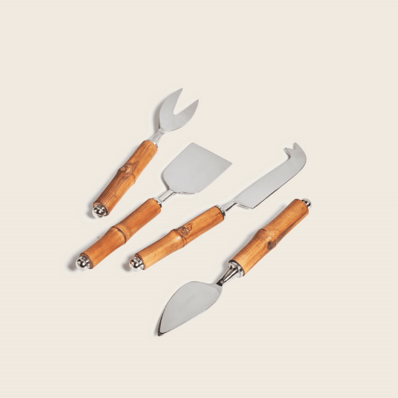Meishan Cheese Knife Set, Natural
