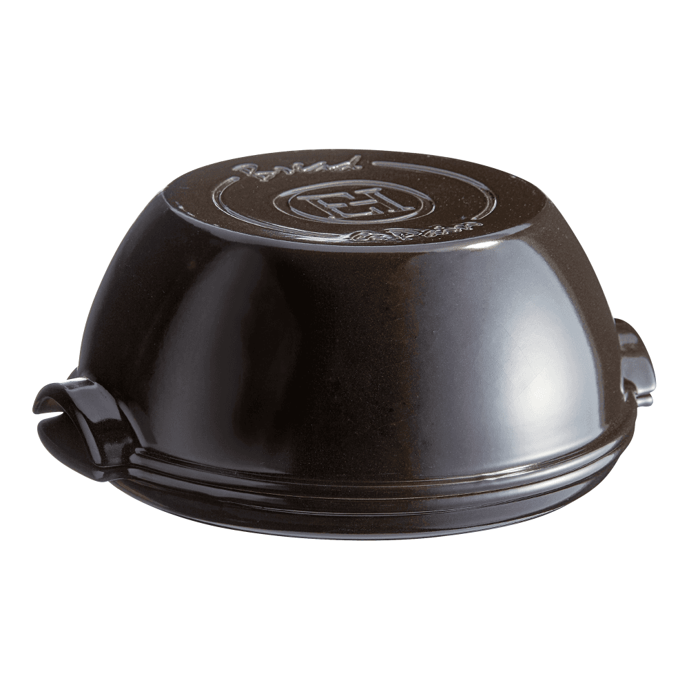 Round bread baker, 33 x 30 x 14cm, Charcoal