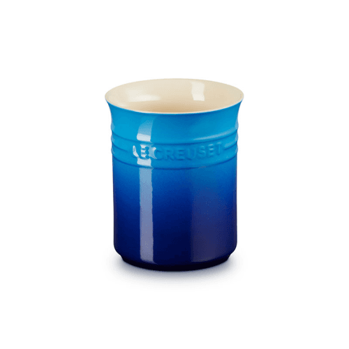 Image showing the Stoneware Small Small Utensil Jar, Azure product.
