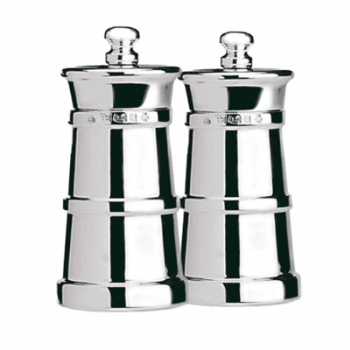 Image showing the Sterling Silver 'Churn' Salt Mill, 3.75" product.