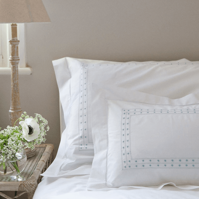 Matilda Standard Pillowcase, Duckegg