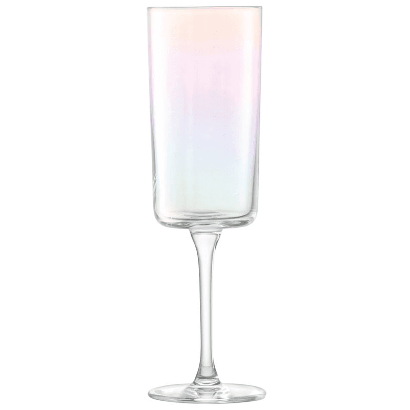 Iridescence Set of 2 Champagne Flutes, 210ml, Mother of Pearl