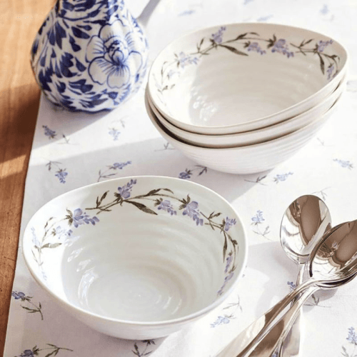 Image showing the Lavendula Set of 4 Cereal Bowls, D18.5cm, Multi product.