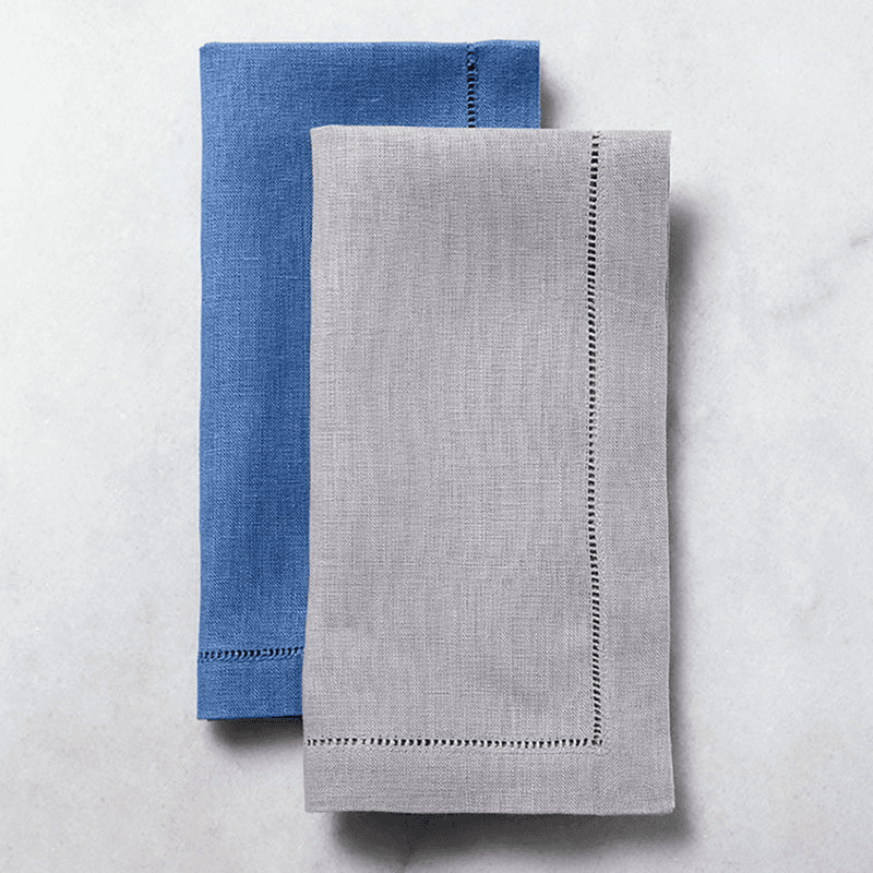 Festival Set of 4 Cocktail Napkins, W15 x L23cm, Grey
