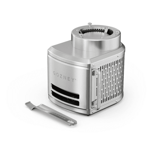 Image showing the Roccbox Wood Burner, Silver product.