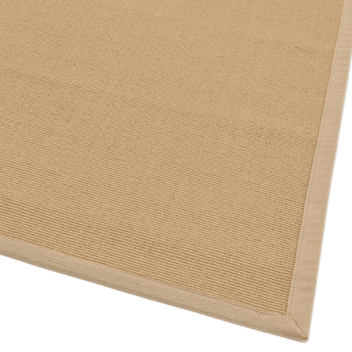 Image showing the Sisal linen border runner, 160 x 230cm, linen product.