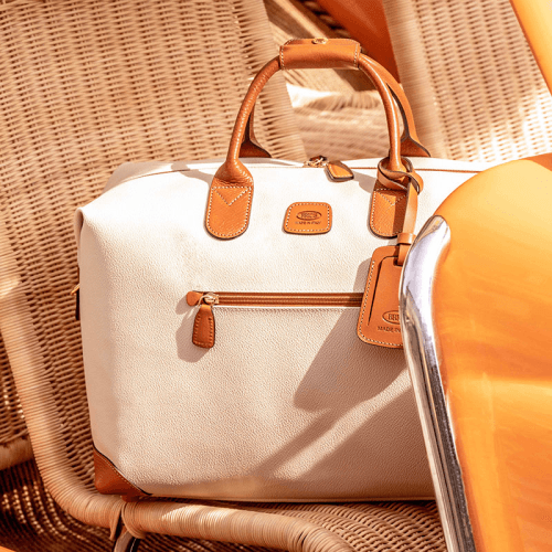 Image showing the Firenze Holdall, H32 x W20 x L55cm, Cream product.