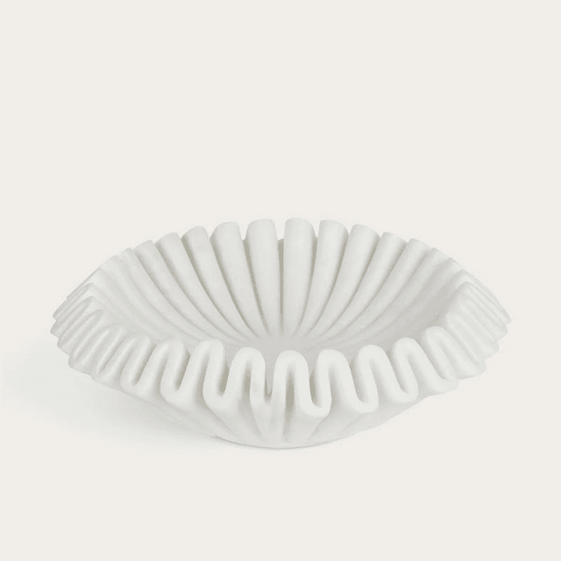 Malpas Bowl, D30cm, White
