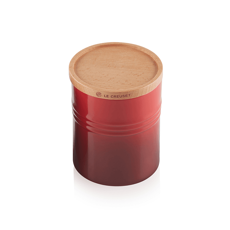 Stoneware Medium storage jar, 10 x 12cm - 540ml, Cerise